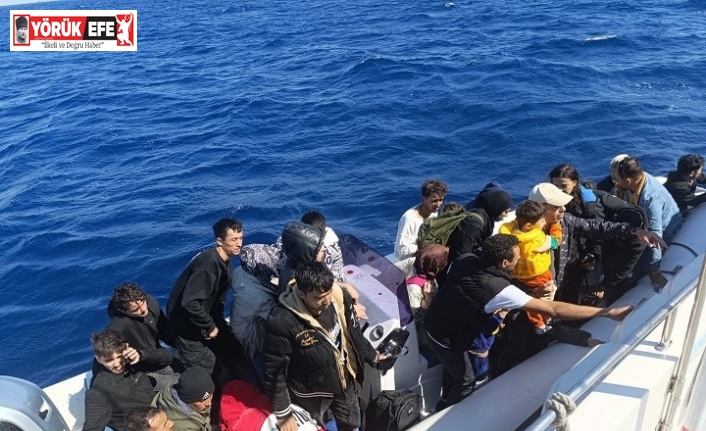 Aydın’da 26 düzensiz göçmen kurtarıldı