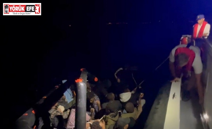 Aydın’da 38 düzensiz göçmen kurtarıldı