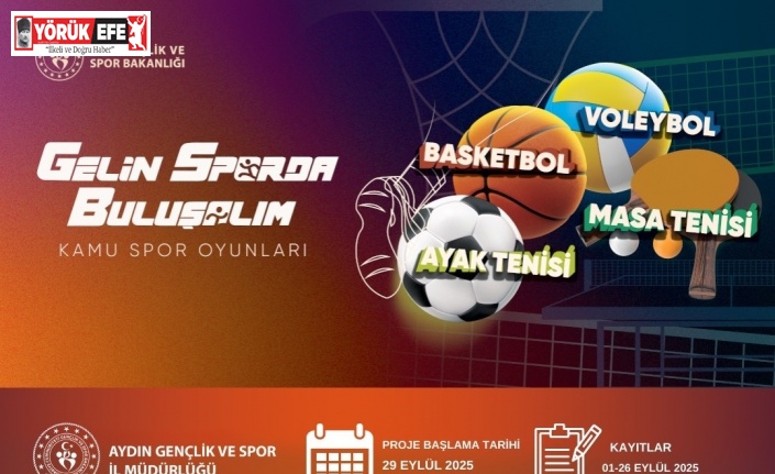 Aydın’da Kamu Spor Oyunları başlıyor