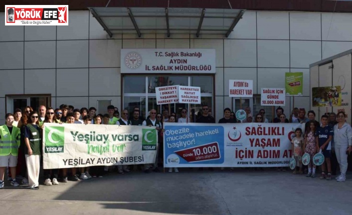 Aydın’da sağlıklı yaşam için yürüdüler