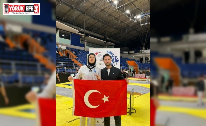 Aydınlı Elifnaz Avrupa’dan bronz madalya ile döndü