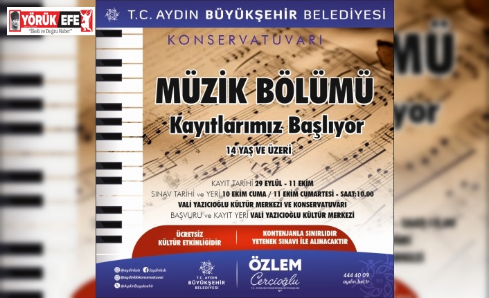 Başkan Çerçioğlu’ndan müzikseverlere davet