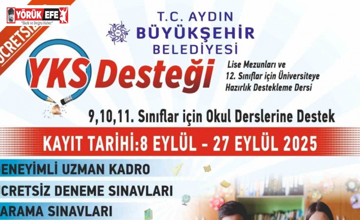 Başkan Çerçioğlu’ndan üniversite adaylarına ücretsiz YKS desteği