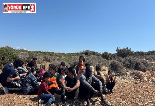 Didim’de 34 düzensiz göçmen, sahilde yakalandı