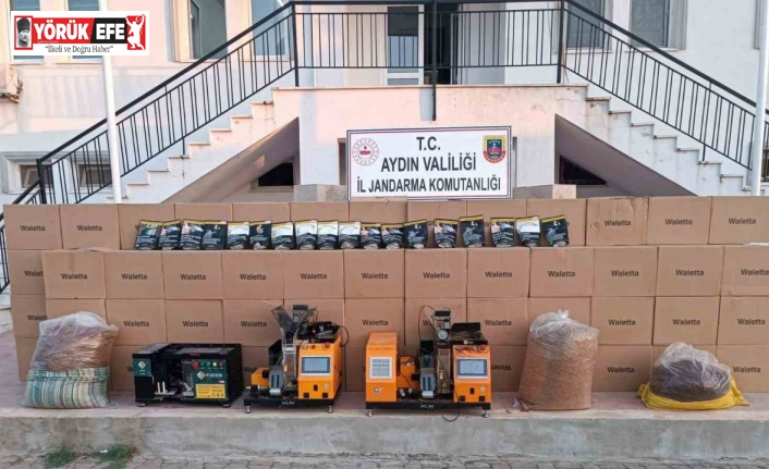 Didim’de kaçak tütün operasyonu