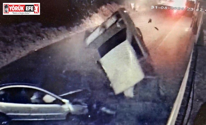 Feci kaza kameraya böyle yansıdı