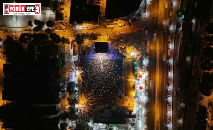Germencik’te binlerce genç konserle coştu
