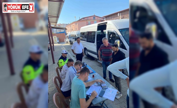 Karacasu’da okul servislerine ’güvenlik’ denetimi