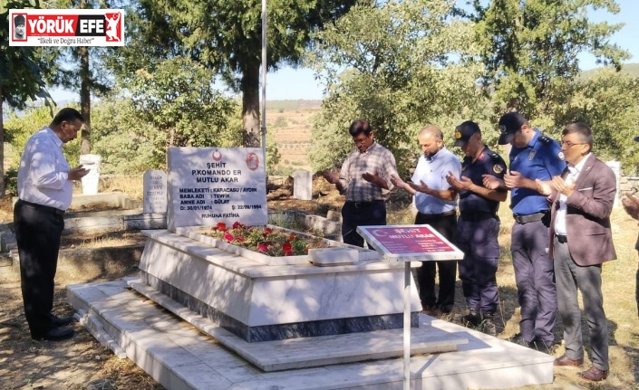 Karacasulu şehit Akar mezarı başında anıldı