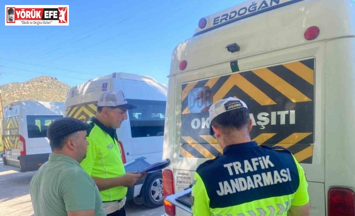 Karpuzlu’da okul servislerine sıkı denetim