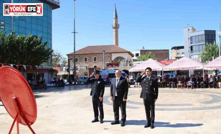 Köşk’te Gaziler Günü törenle kutlandı