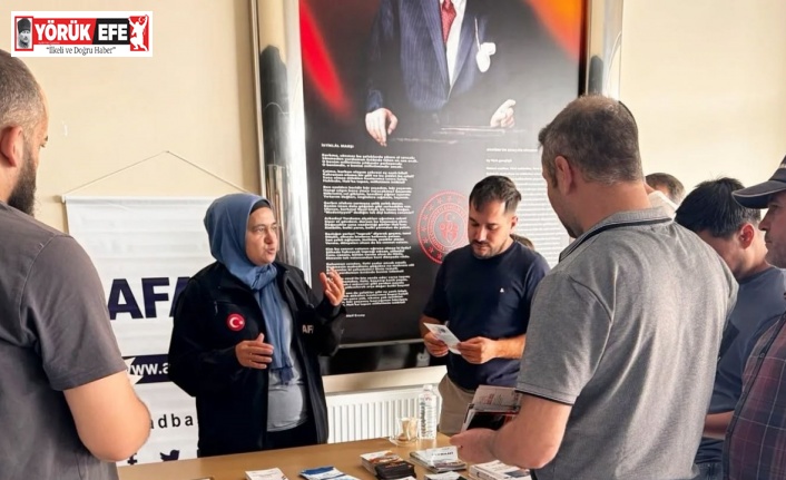 Öğrencilere afet bilinci ve gönüllülük anlatıldı