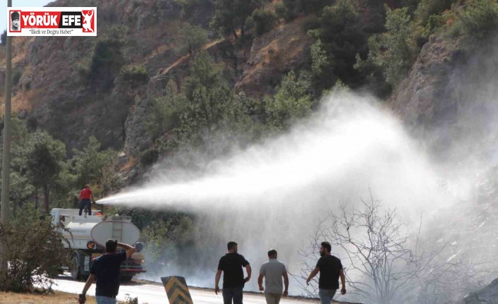 Sazlı yangınına 15 hava aracı ile müdahale ediliyor