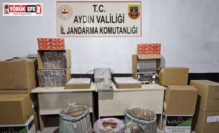 Söke’de kaçak tütün operasyonu