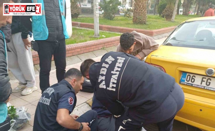 Ayağı mazgala sıkışan şahsı itfaiye ekipleri kurtardı