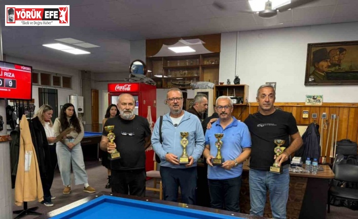 Aydın’da bilardoculardan ‘Vefa’ turnuvası