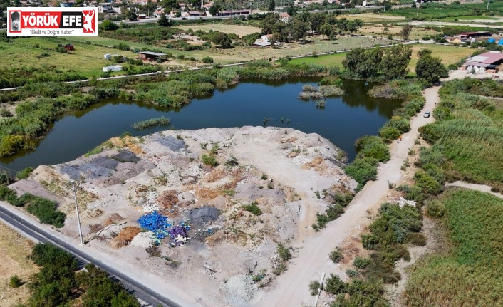 Aydın’da sulak alanlara moloz tehdidi