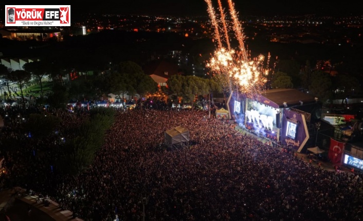 Aydınfest’in son gününde 60 binden fazla Aydınlı coşkuyu birlikte yaşadı