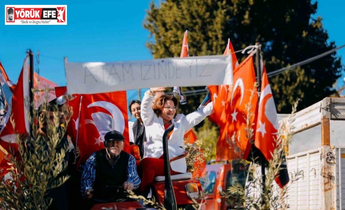 Başkan Gençay, Akköy Cumhuriyet Konvoyu’na katıldı
