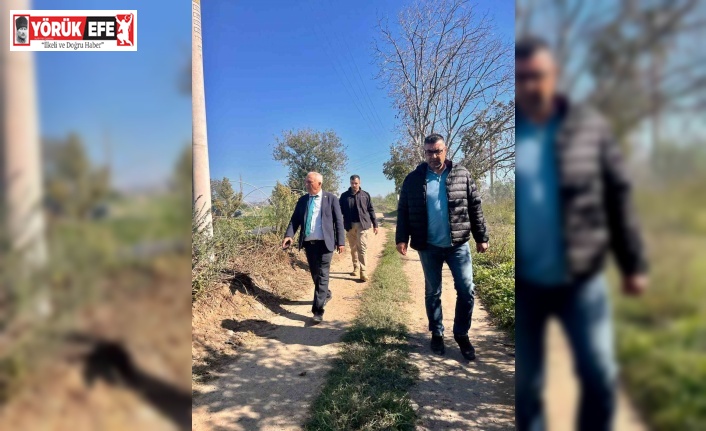 Başkan Yıldırımkaya, ova yollarında incelemelerde bulundu