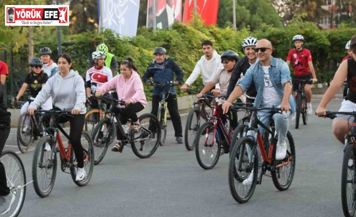 Bisiklet turuyla sağlıklı yaşam ve spor kültürüne dikkat çektiler