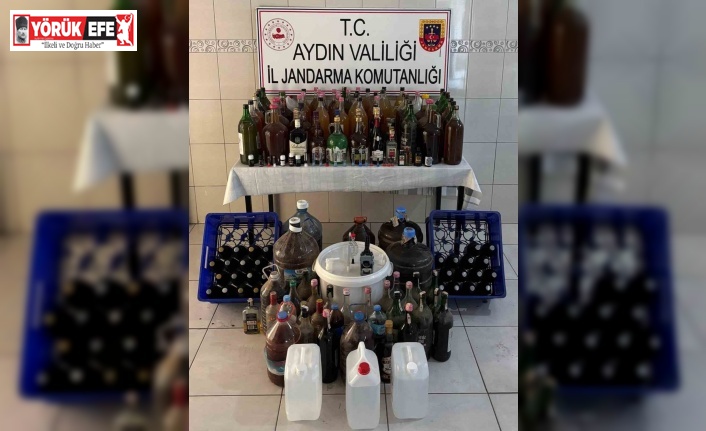 Bozdoğan’da kaçak alkol operasyonu