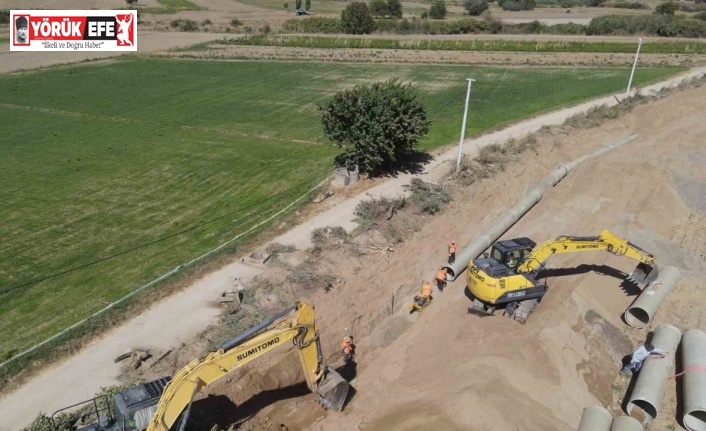 Çine’de 38 bin dekar arazi modern sisteme kavuşacak