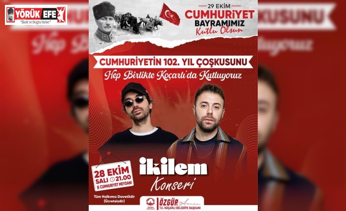 Cumhuriyet’in 102. yılı Koçarlı’da coşkuyla kutlanacak