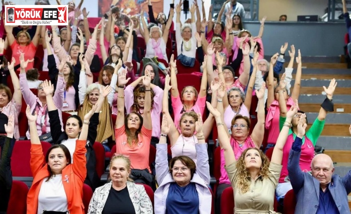 Didim’de meme kanseri farkındalık etkinliği gerçekleştirildi