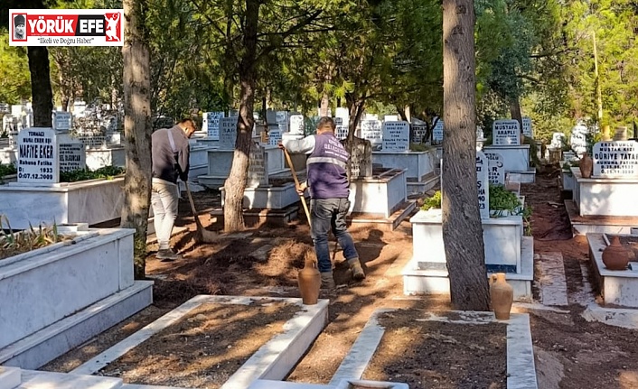 Efeler Belediyesi Mezarlıklarda Örnek Çalışmasını Sürdürüyor