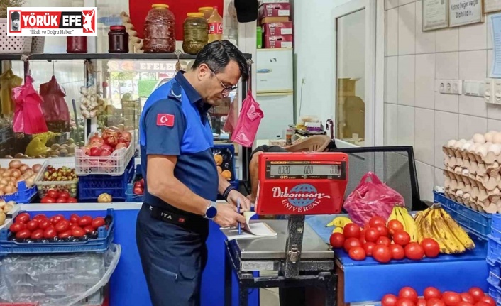 Efeler’de manavlar denetlendi