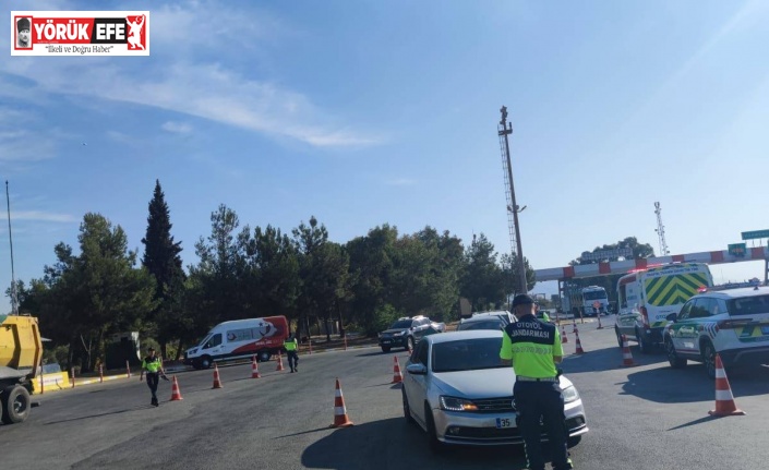 Germencik’te havadan trafik denetimi