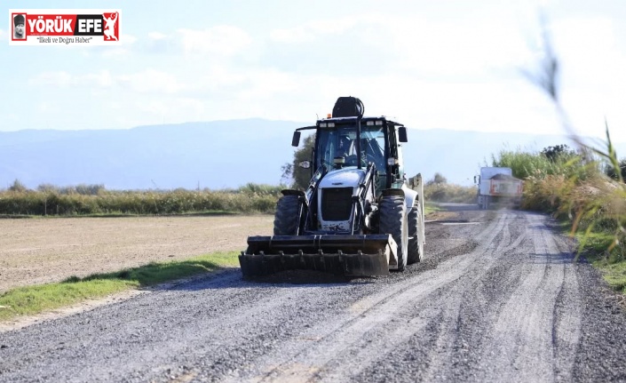 İncirliova Sınırteke’de yol genişletme çalışması yapılıyor