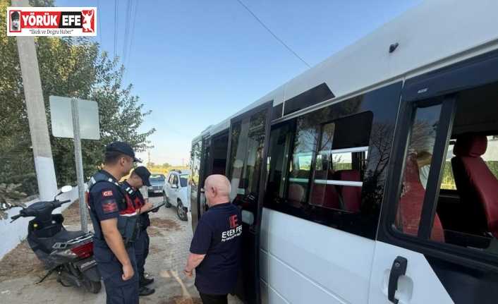 İncirliova’da okul servis araçları denetlendi