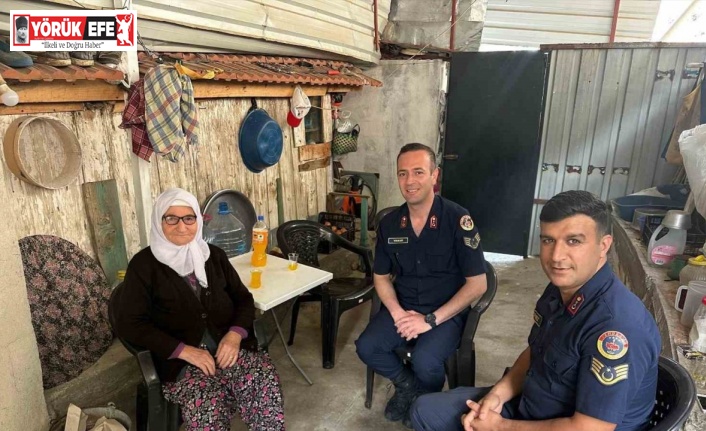 Jandarmadan gazi ve şehit ailelerine vefa