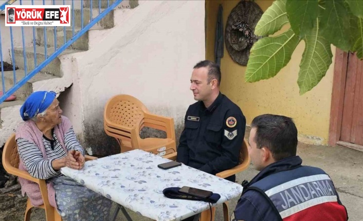 Jandarmadan şehit annesine vefa