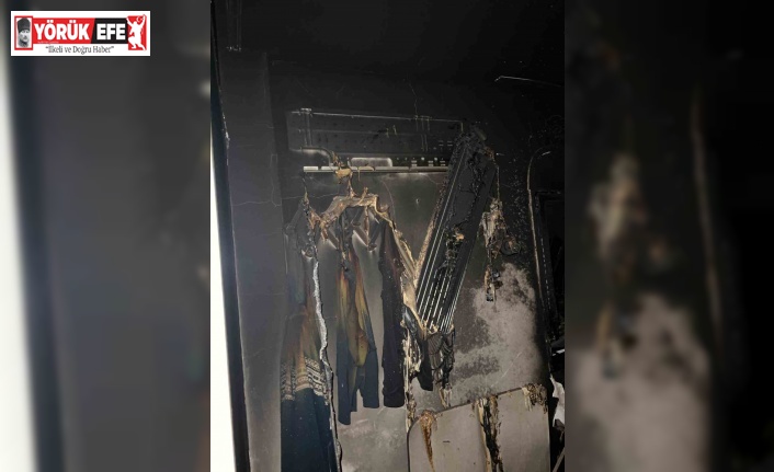 Klimadan çıkan yangında bir kişi hayatını kaybetti