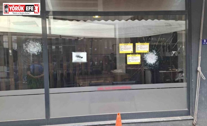 Köşk’te bir işyeri kurşunlandı