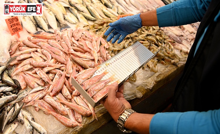 KUŞADASI’NDA BALIK TEZGÂHLARI DENETİMDEN GEÇTİ