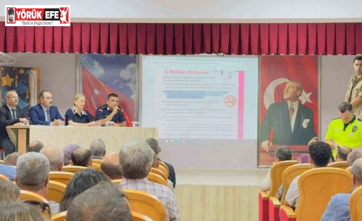 Nazilli’de okul servisi şoförleri ve rehber personele trafik eğitimi