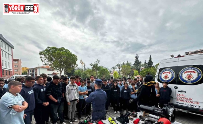 Sahil Güvenlik öğrencileri bilgilendirdi
