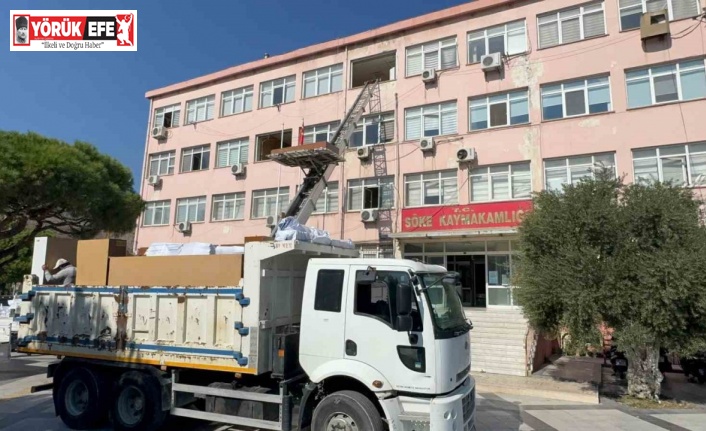 Söke Hükümet Konağı’nda taşınma süreci başladı