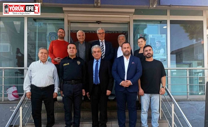 Sökeli gazeteciler, Emniyet Müdürü Çetinkaya ile görüştü