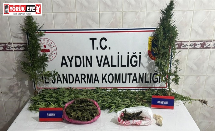 Uyuşturucu satıcısının evinde 498 gram skunk ele geçirildi