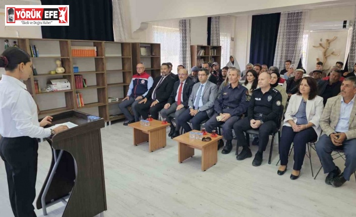 Yenipazar’da "bitkisel üretimde kalite ve gıda güvenliği" toplantısı yapıldı