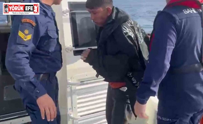Yüzerek Yunanistan’a geçmeye çalıştı