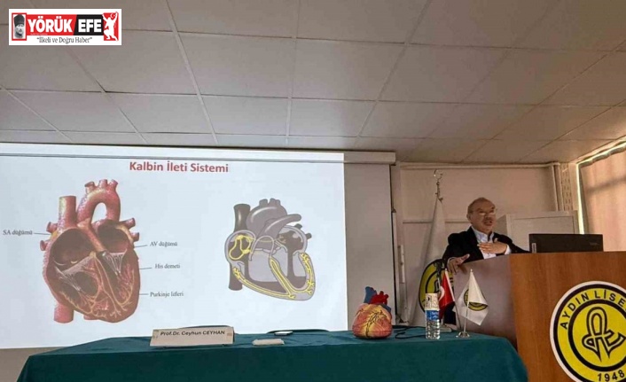 ADÜ’lü akademisyen Aydın Lisesi’nde öğrencilerle buluştu