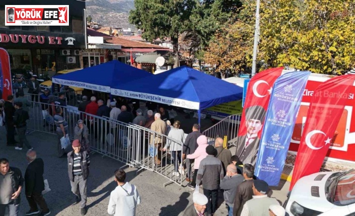 Ata tohumu fideleri Bozdoğan’da vatandaşlara dağıtıldı