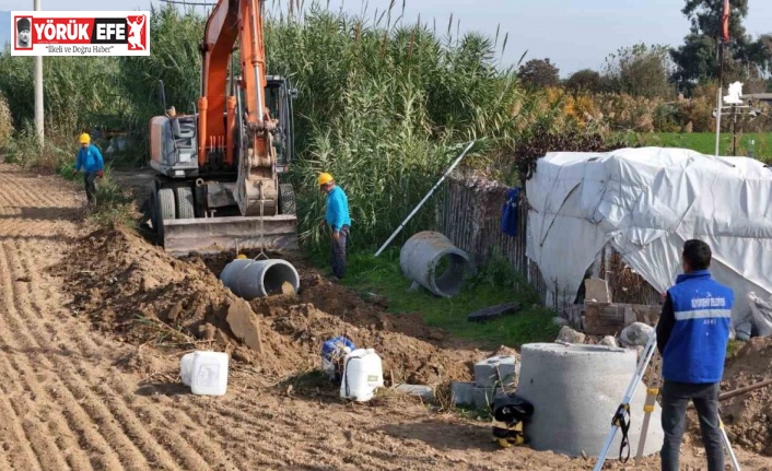 Atça’da kanalizasyon hattı yapımı başladı