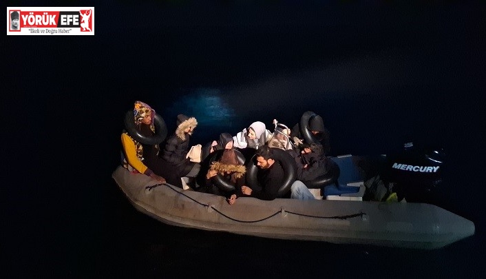 Aydın açıklarında 8 düzensiz göçmen kurtarıldı
